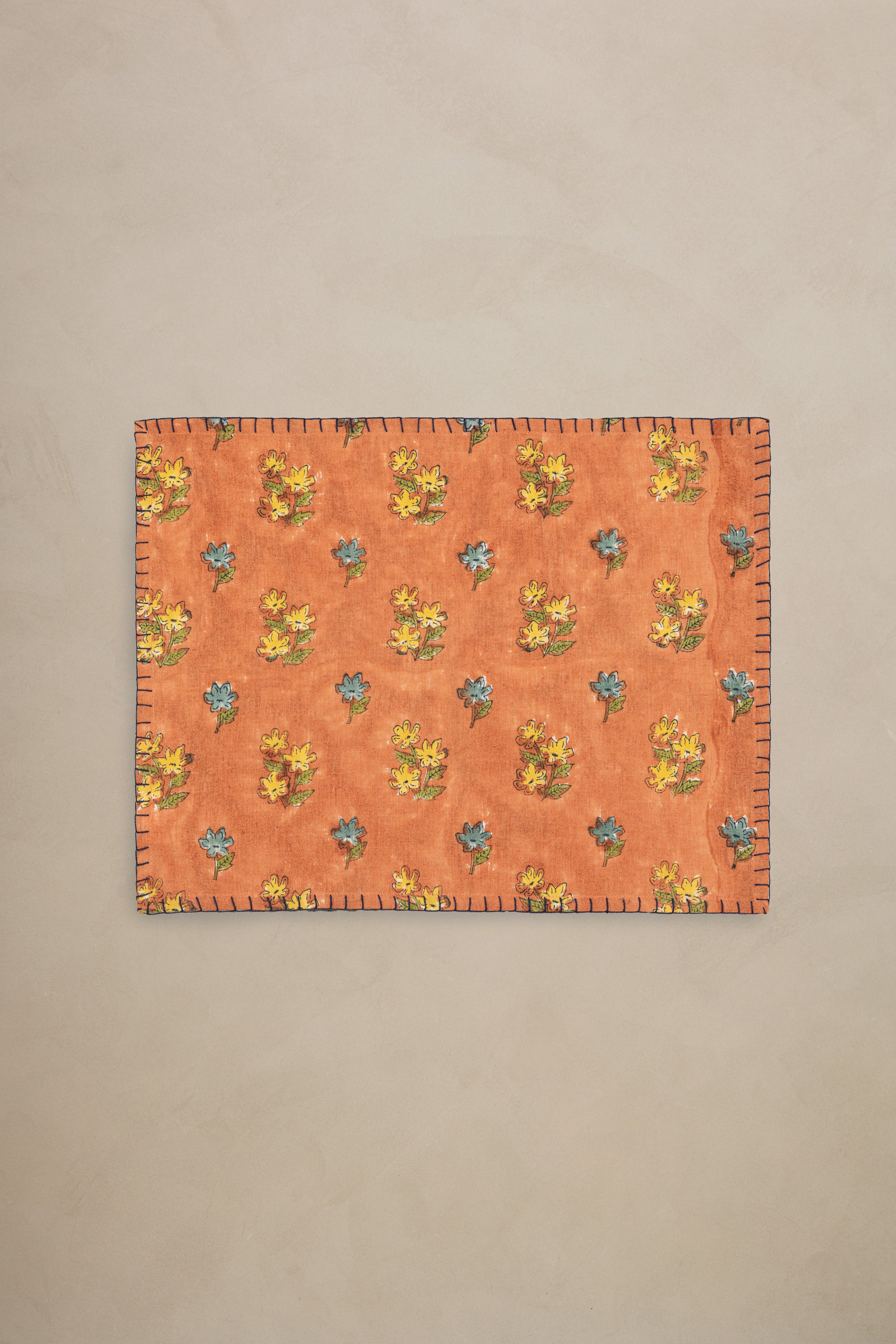Linen Florem Placemat Set