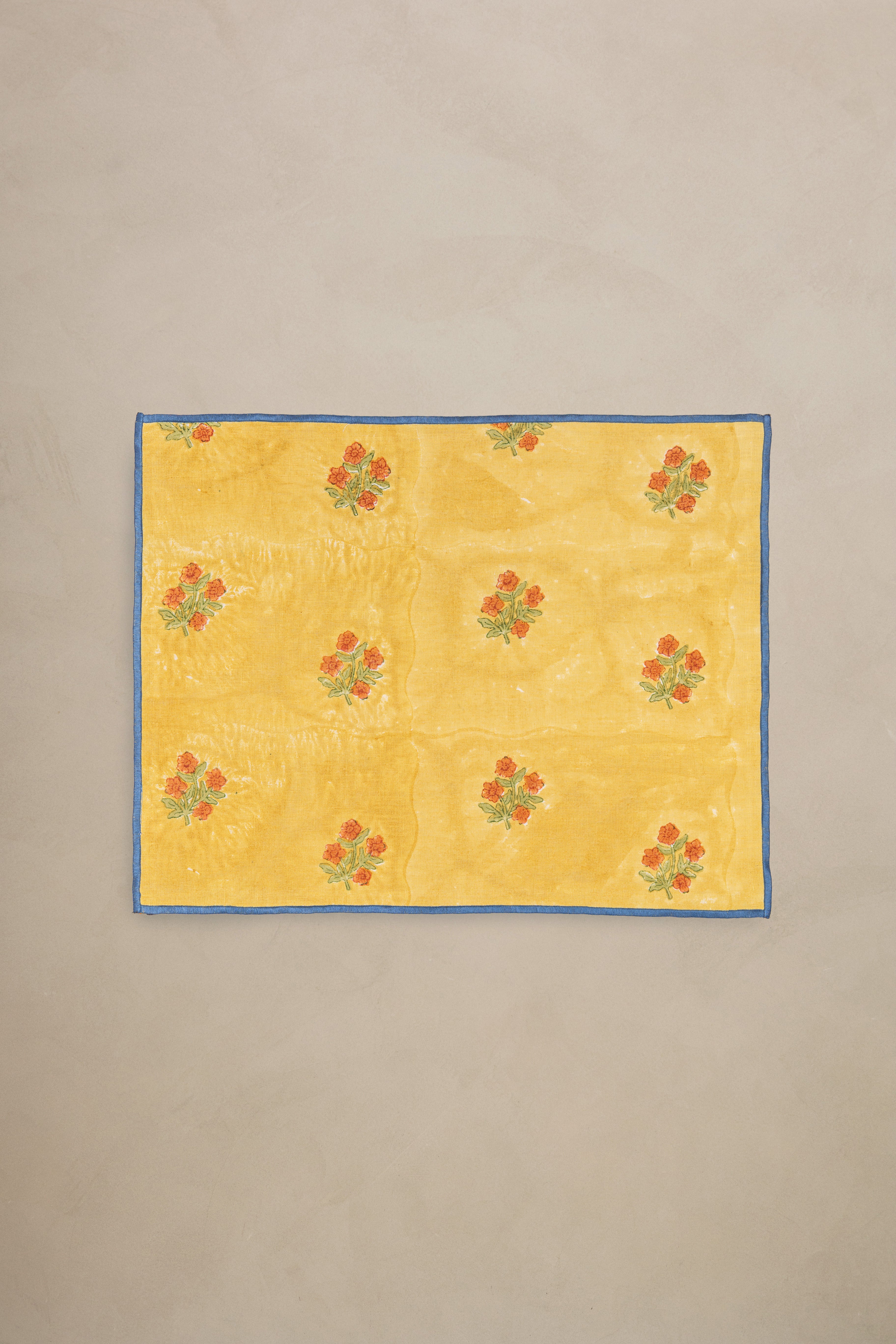 Linen Amber Placemat Set