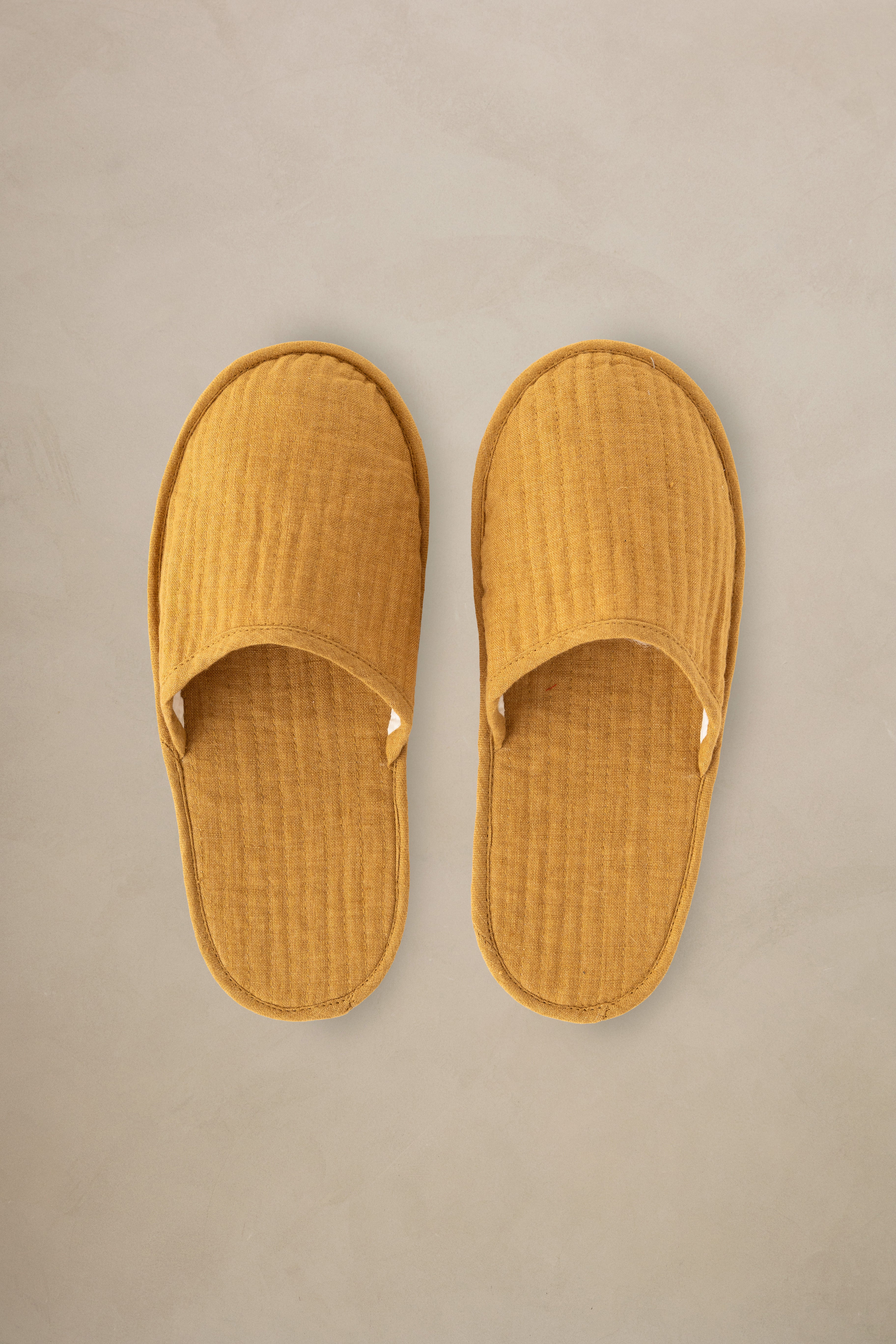 Linen Slumber Solid Slippers