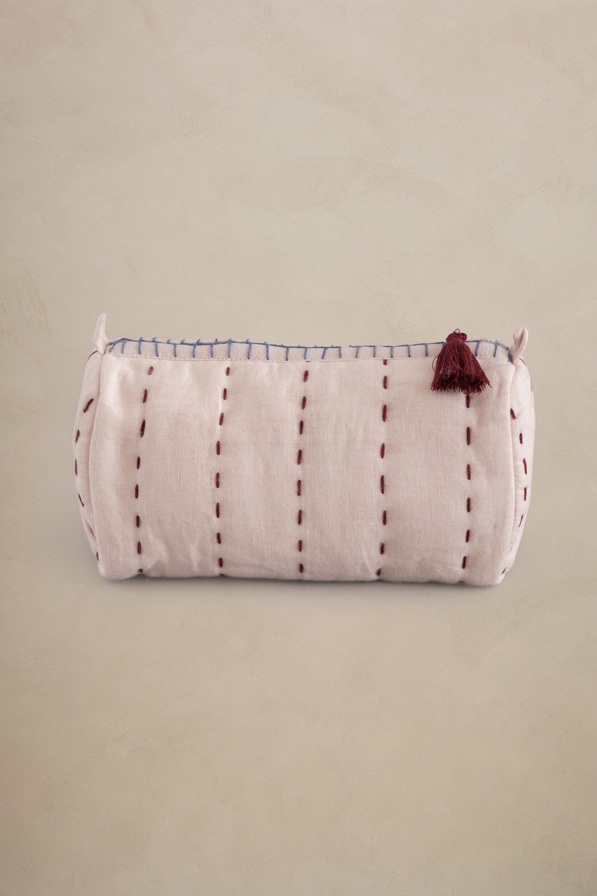 Linen Jasper Quilted Pouch
