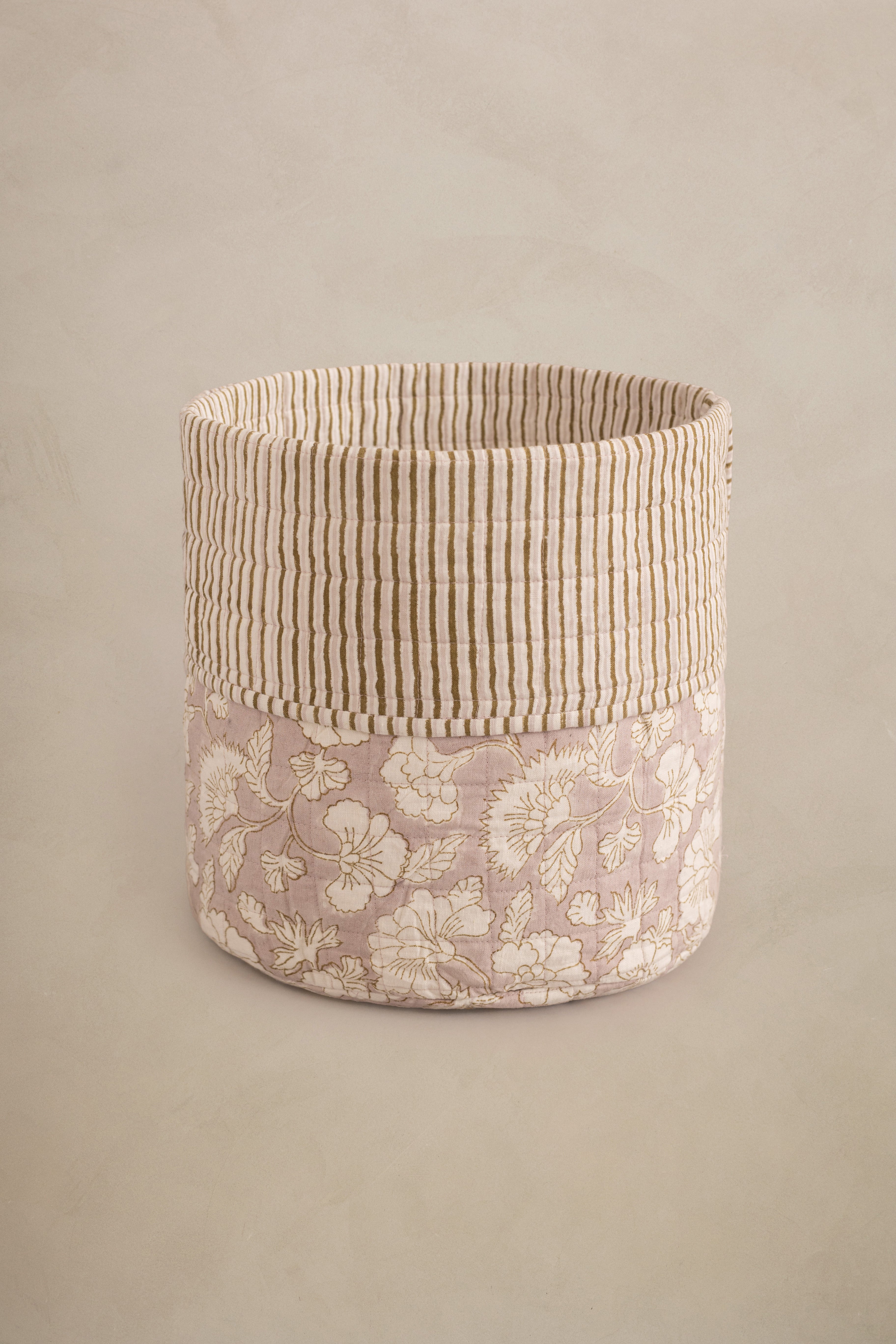 Linen Athena Basket