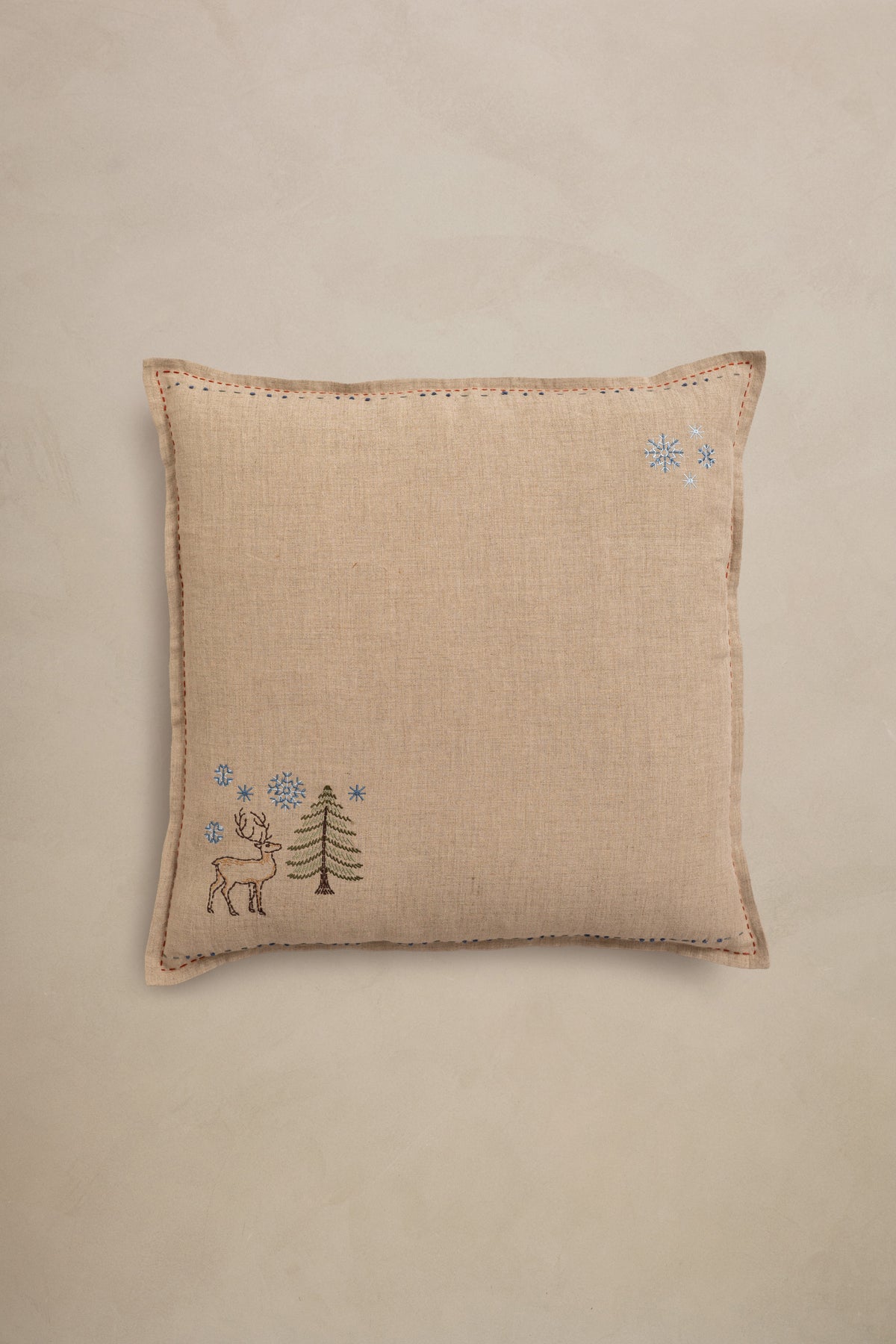 Linen Noel Cushion Cover