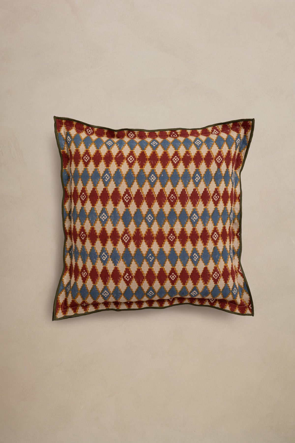 Linen Carols Cushion Cover