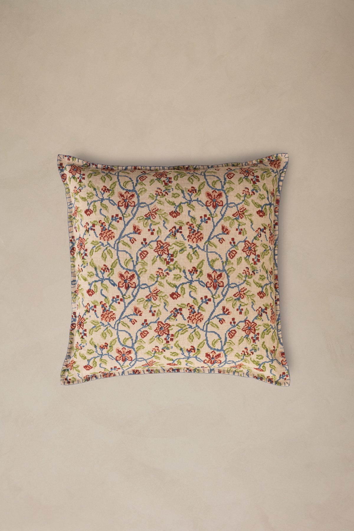 Linen Fiora Cushion Cover