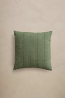 Linen Meridian Quilted Cushion Cover