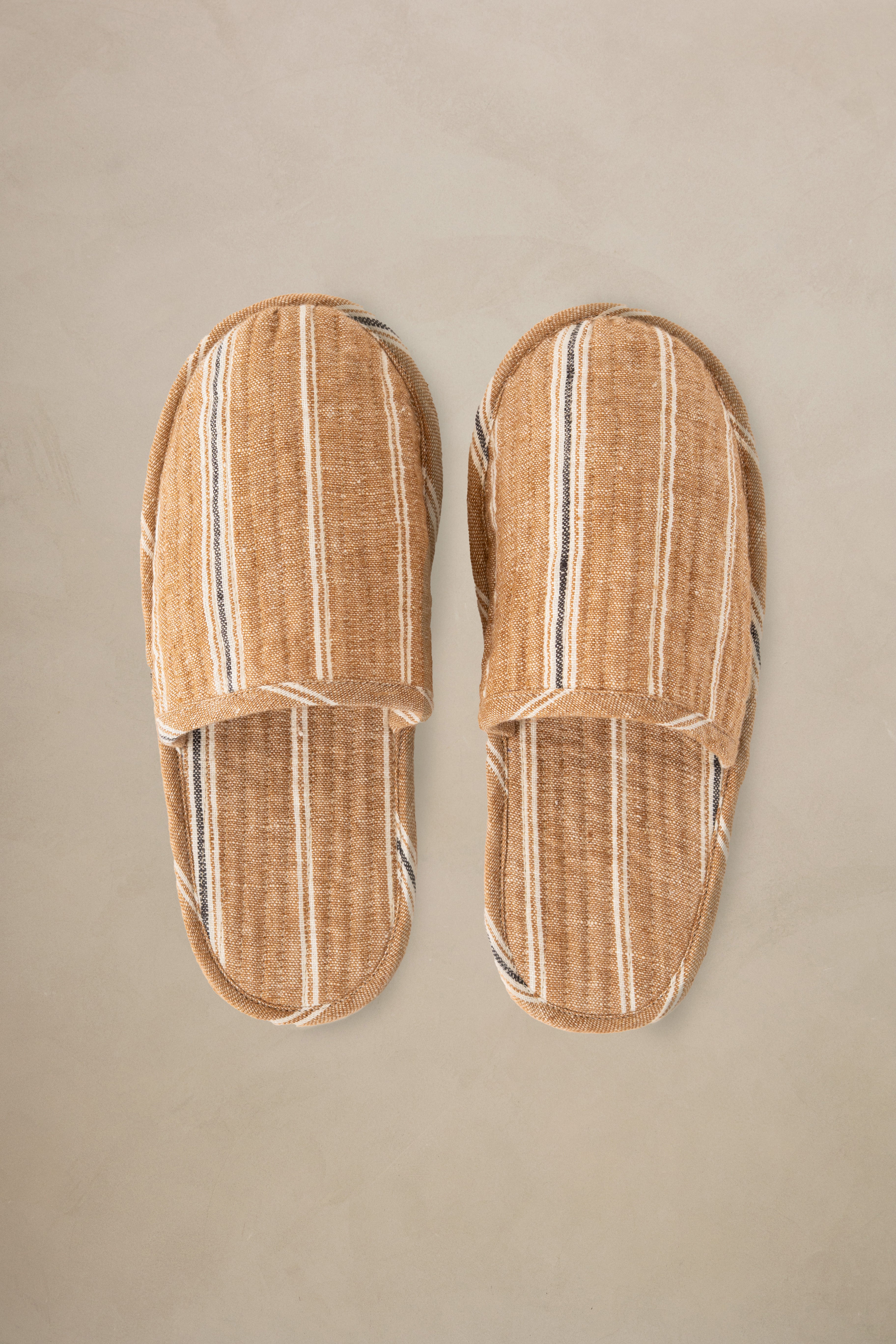 Linen Althea Slippers