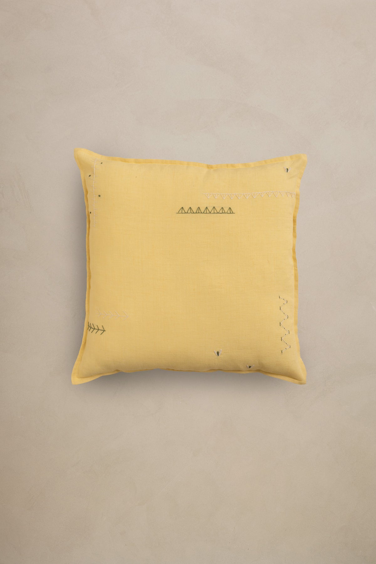 Linen Verge Cushion Cover
