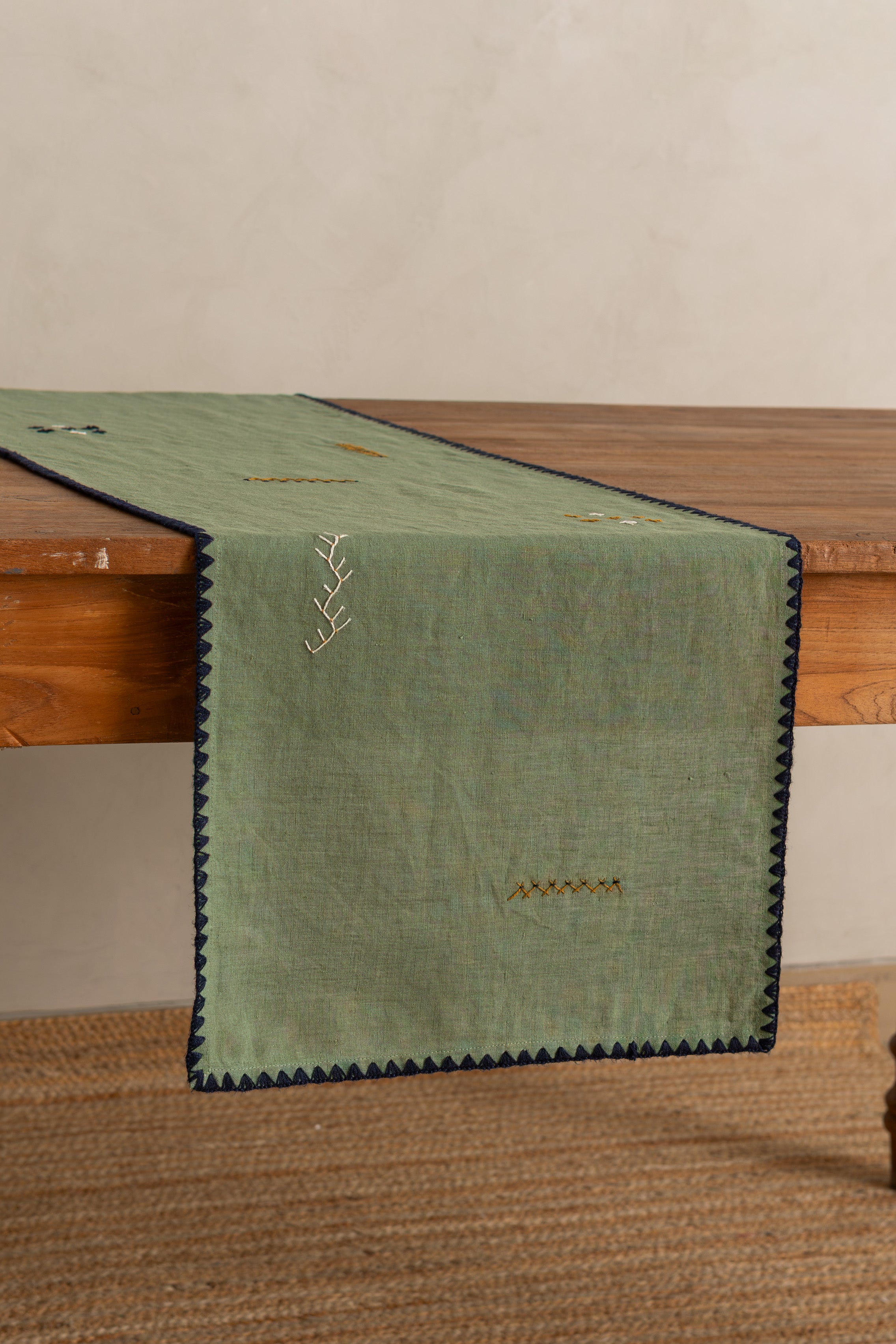 Linen Verge Table Runner