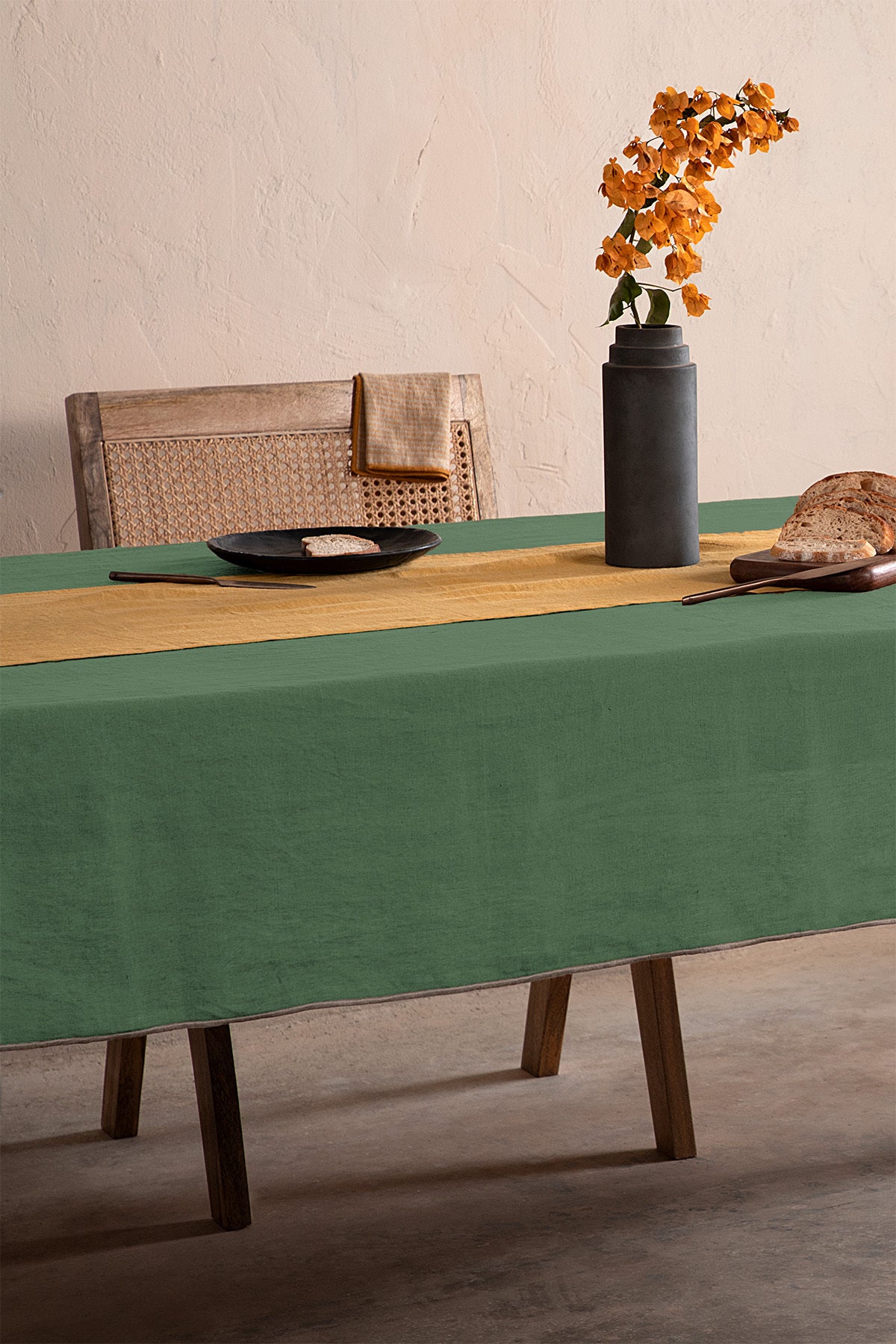 Linen Natural Needled Tablecloth