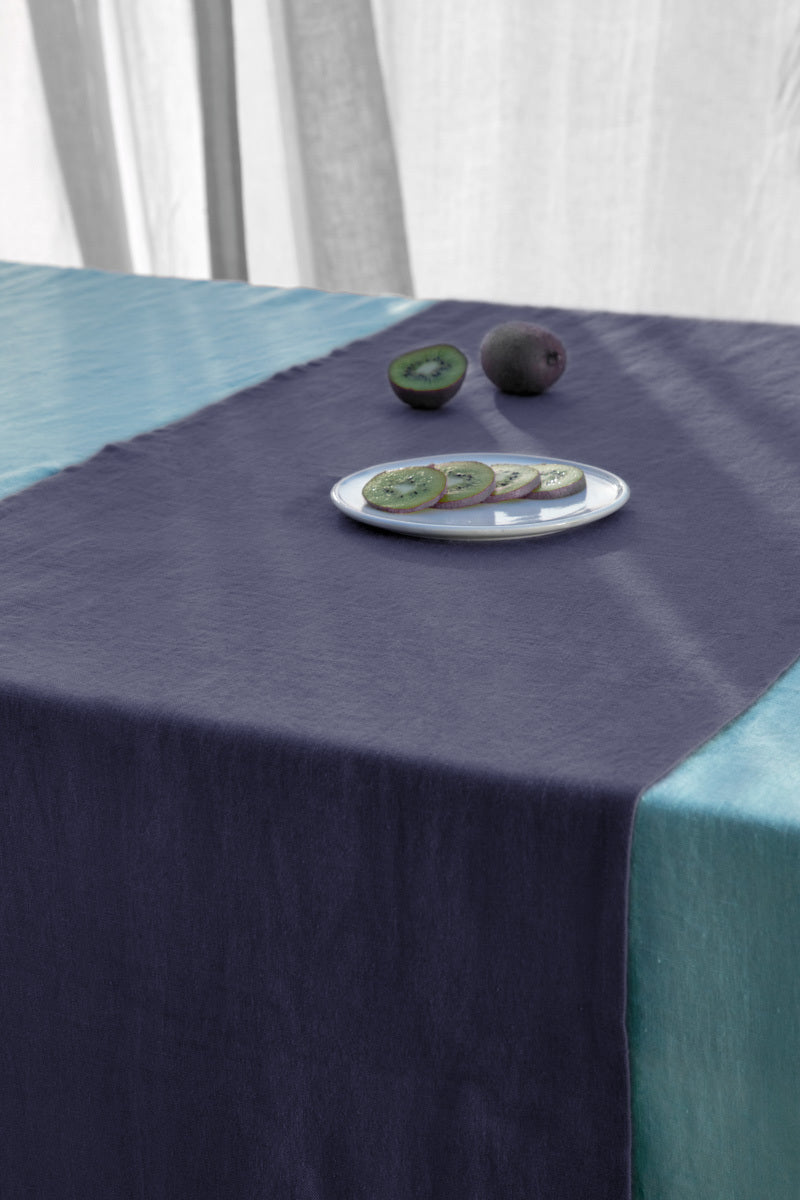 Linen Slumber Solid Table Runner