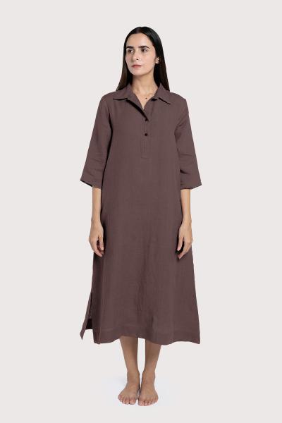 Linen Kira Shirt Dress