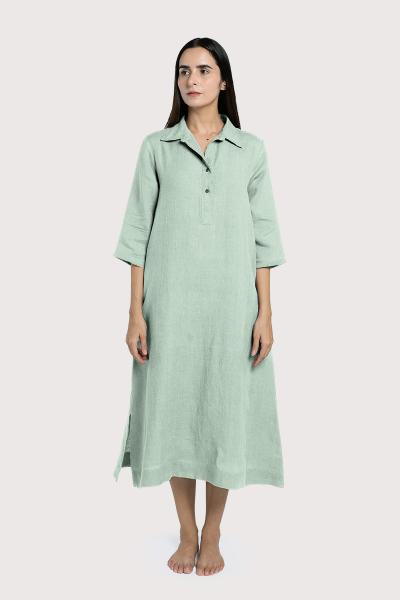 Linen Kira Shirt Dress