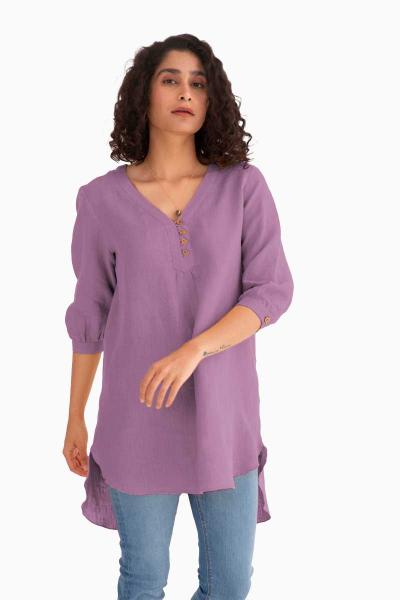 Linen Primrose Top