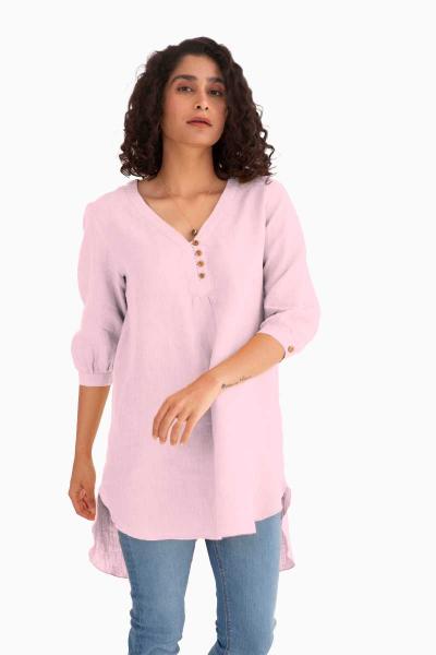 Linen Primrose Top