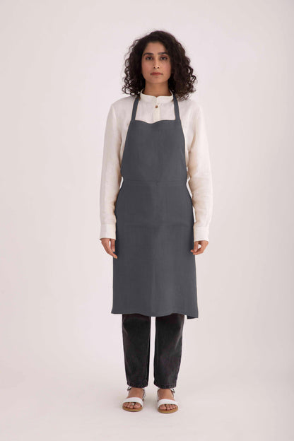 Linen Slumber Solid Apron