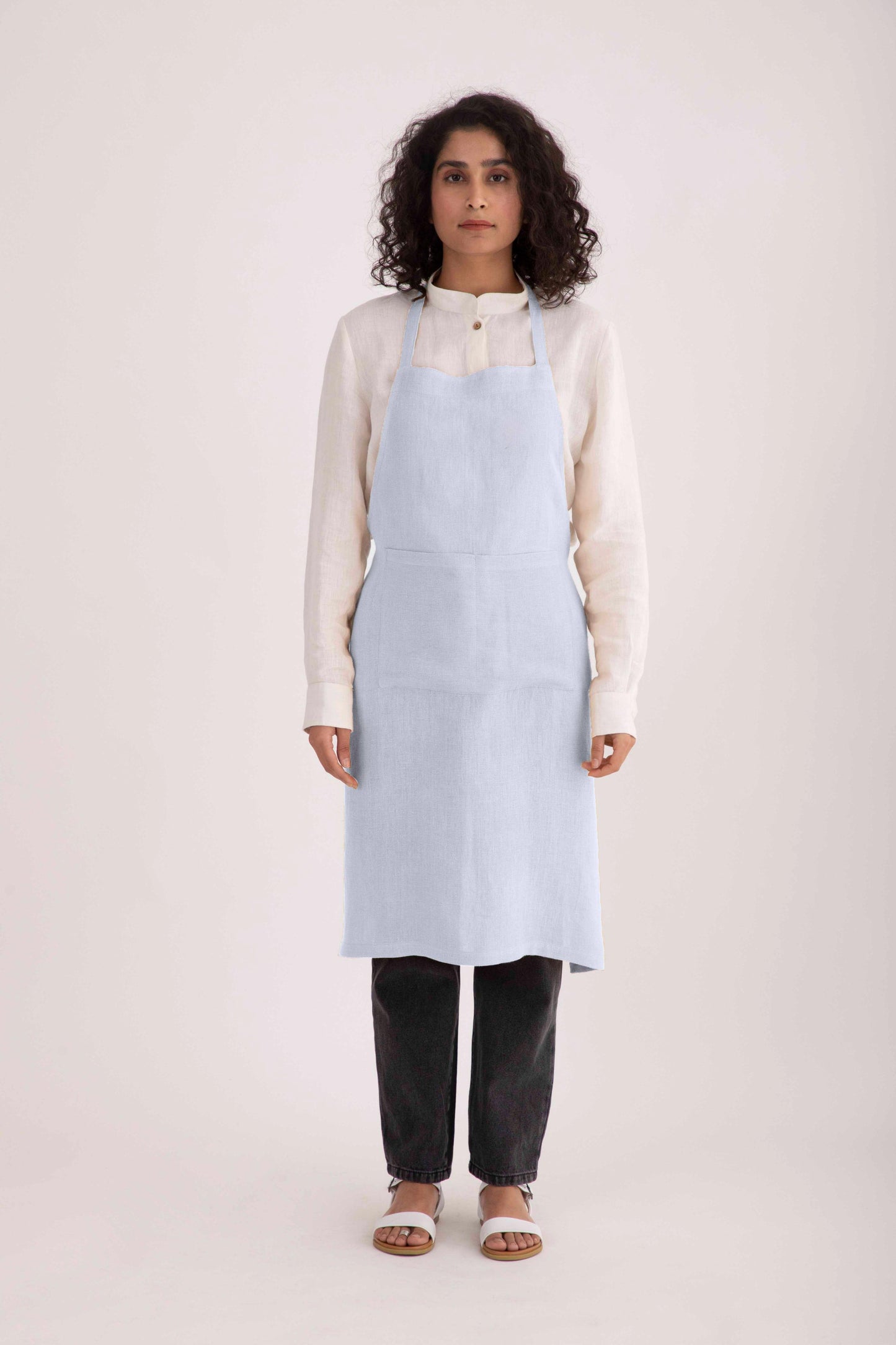 Linen Tie Knot Apron