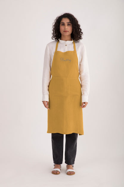 Linen Personalized Apron