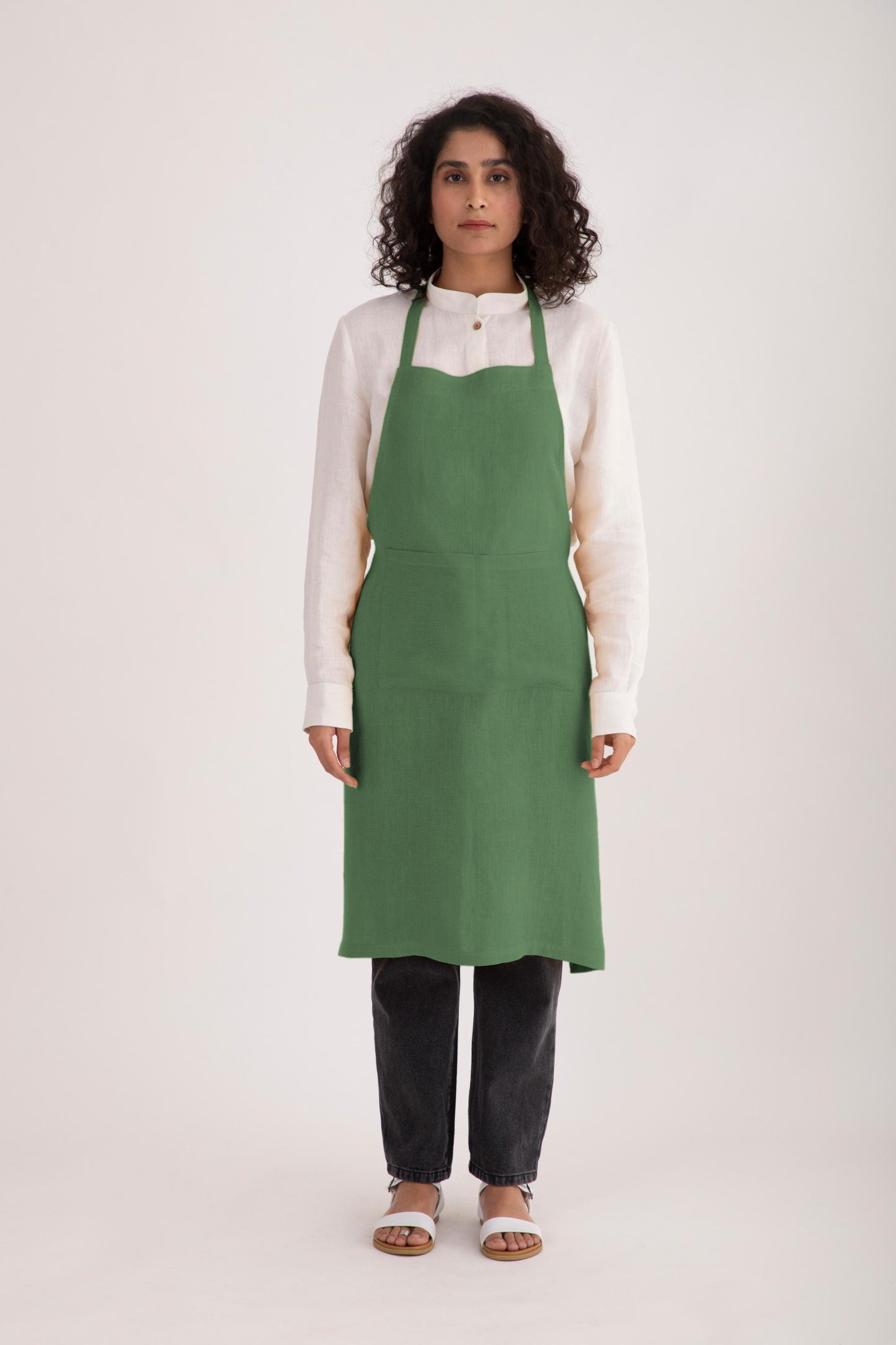 Linen Tie Knot Apron