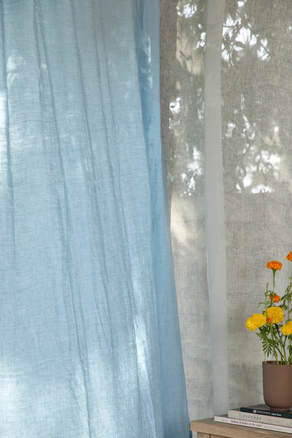 Linen Slumber Solid Curtain