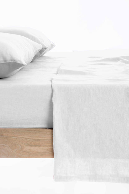 Linen Slumber Solid Bedsheet Set