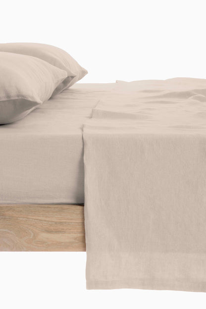 Linen Slumber Solid Bedsheet