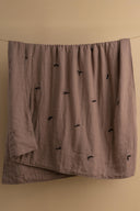 Linen Hand Tucked Quilt