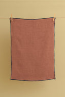 Linen Black Needled Kitchen Towel