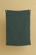 Linen Black Needled Kitchen Towel