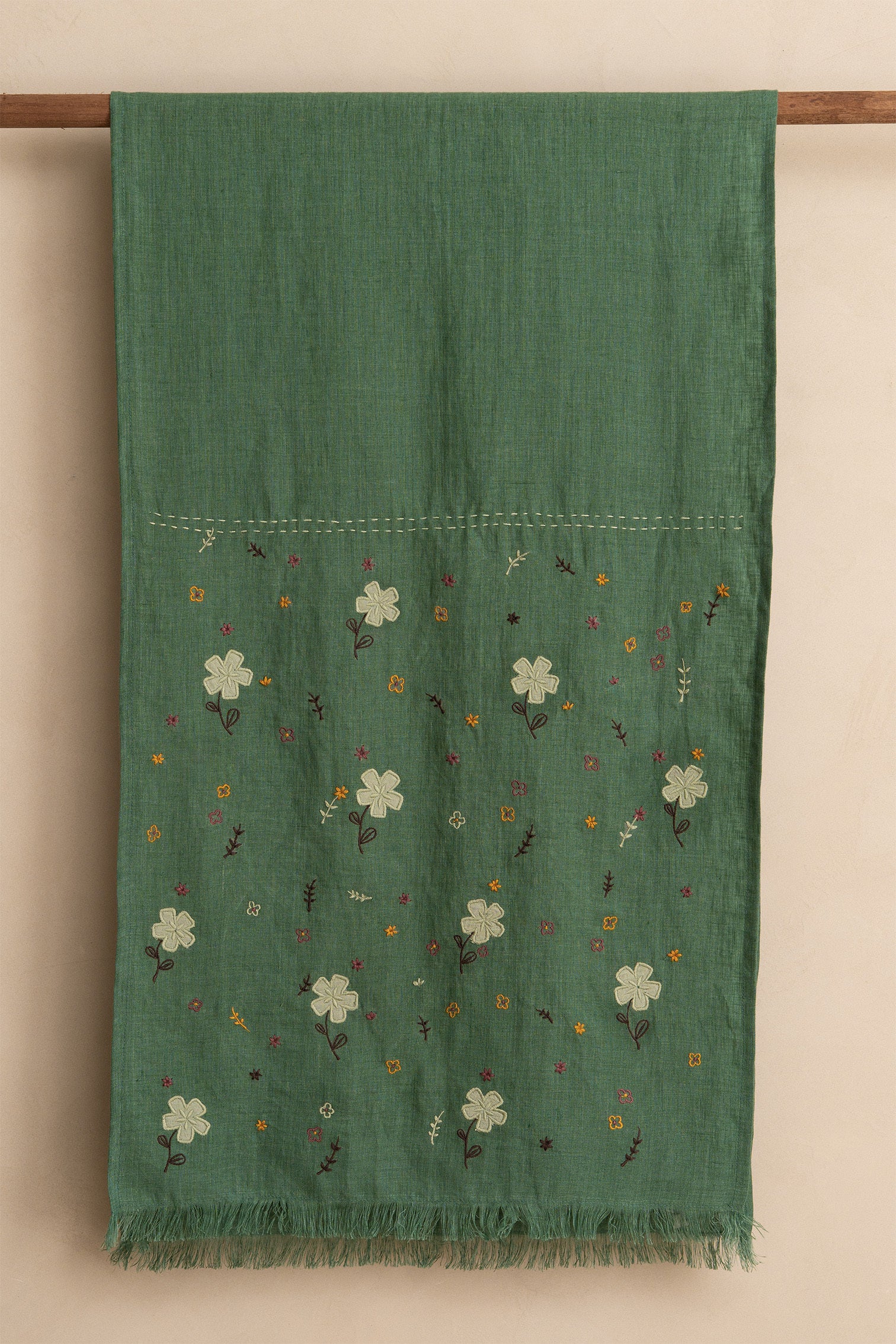 Linen Poetry Scarf