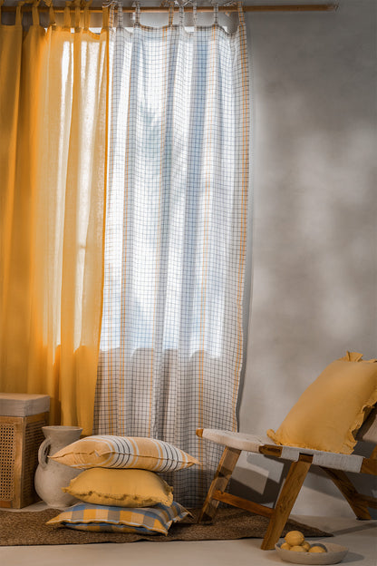 Linen Slumber Solid Curtain