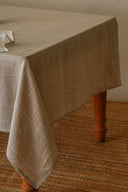 Linen Hickory Tablecloth