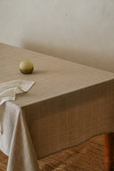 Linen Hickory Tablecloth