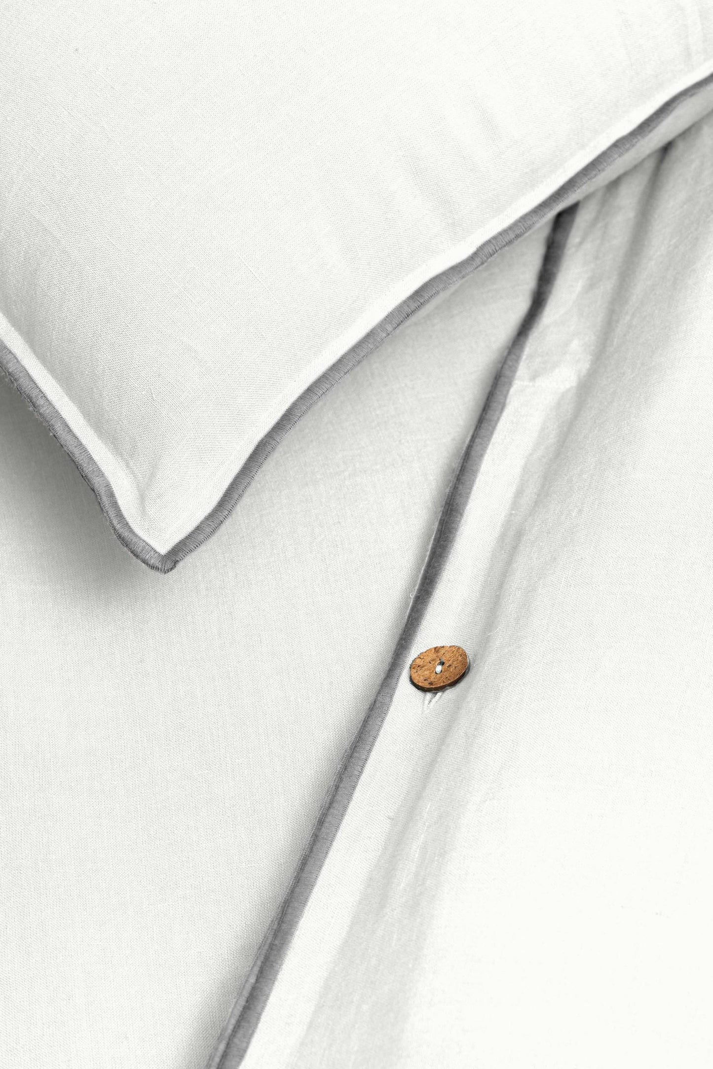 Linen Grey Needled Duvet Cover