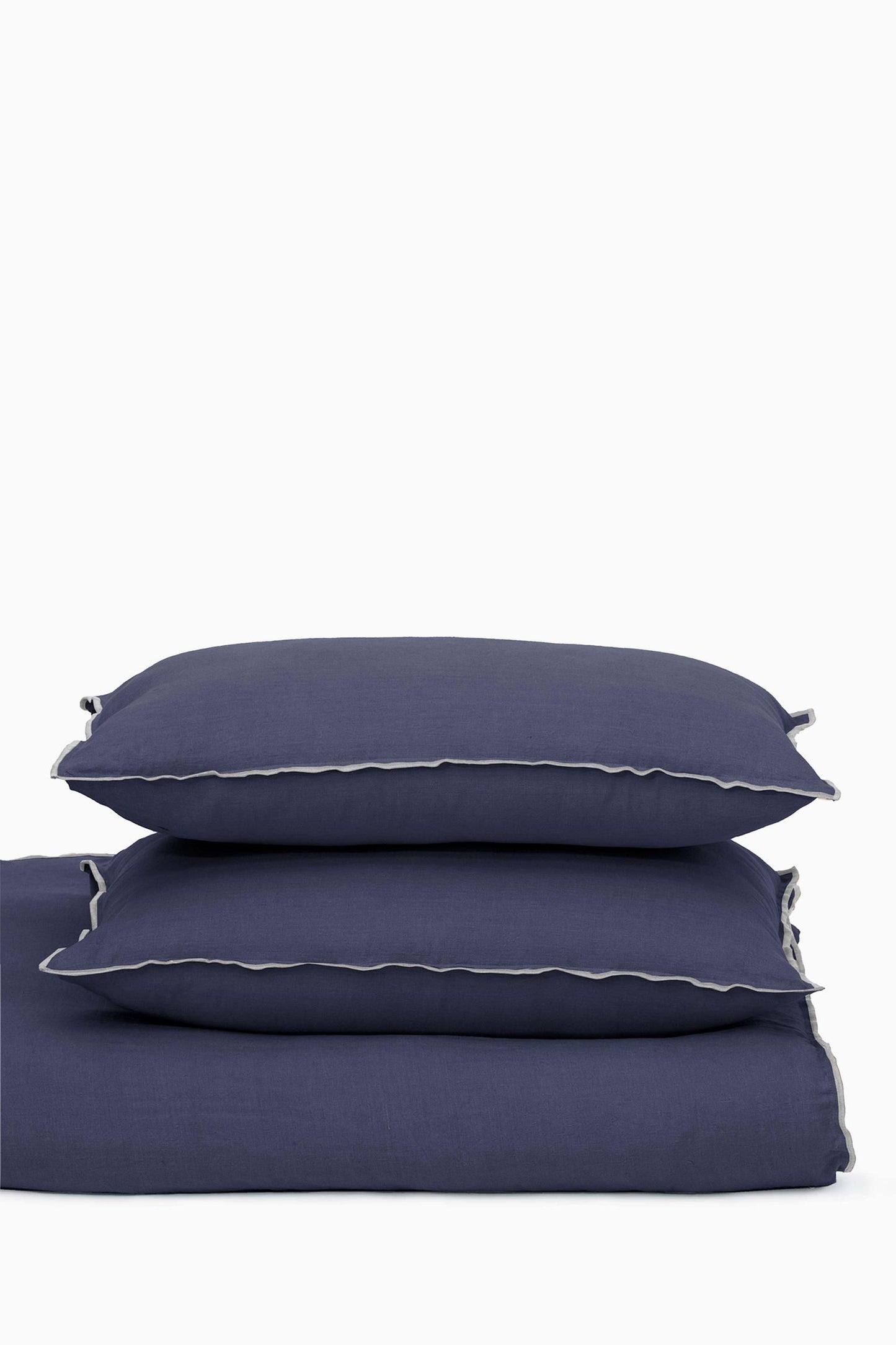 Linen Grey Needled Duvet Cover