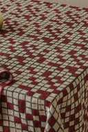 Linen Sudoku Tablecloth
