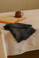 Linen Ruffle Medley Napkin Set