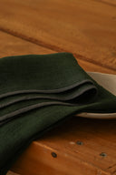 Linen Grey Needled Napkin Set