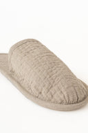 Linen Slumber Solid Slippers