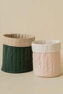 Linen Slumber Solid Basket