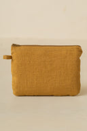Linen Slumber Solid Small Pouch