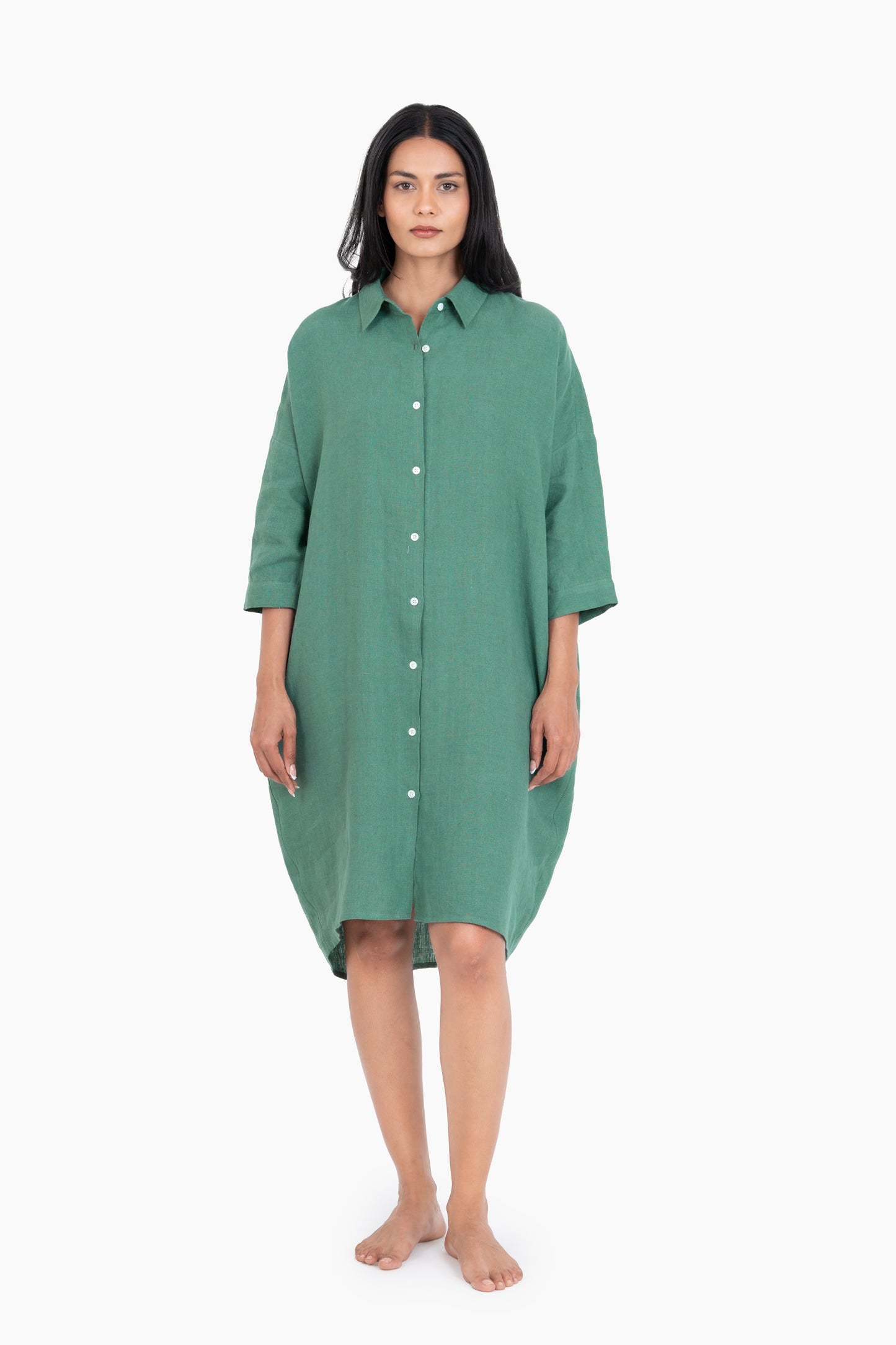 Linen Ferro Shirt Dress