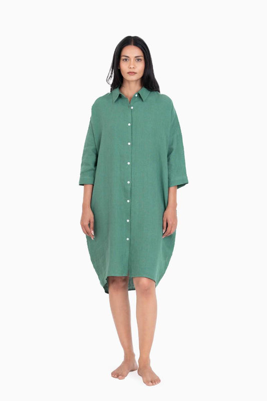 Linen Ferro Shirt Dress