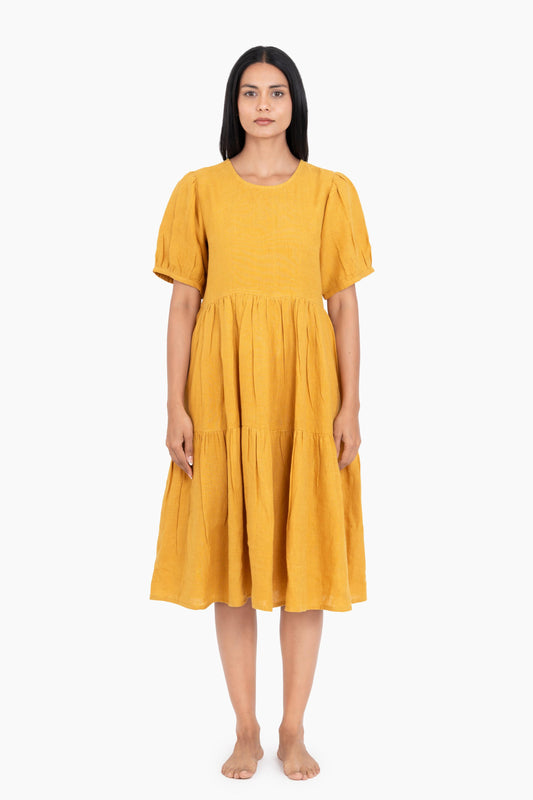 Linen Elvira Dress