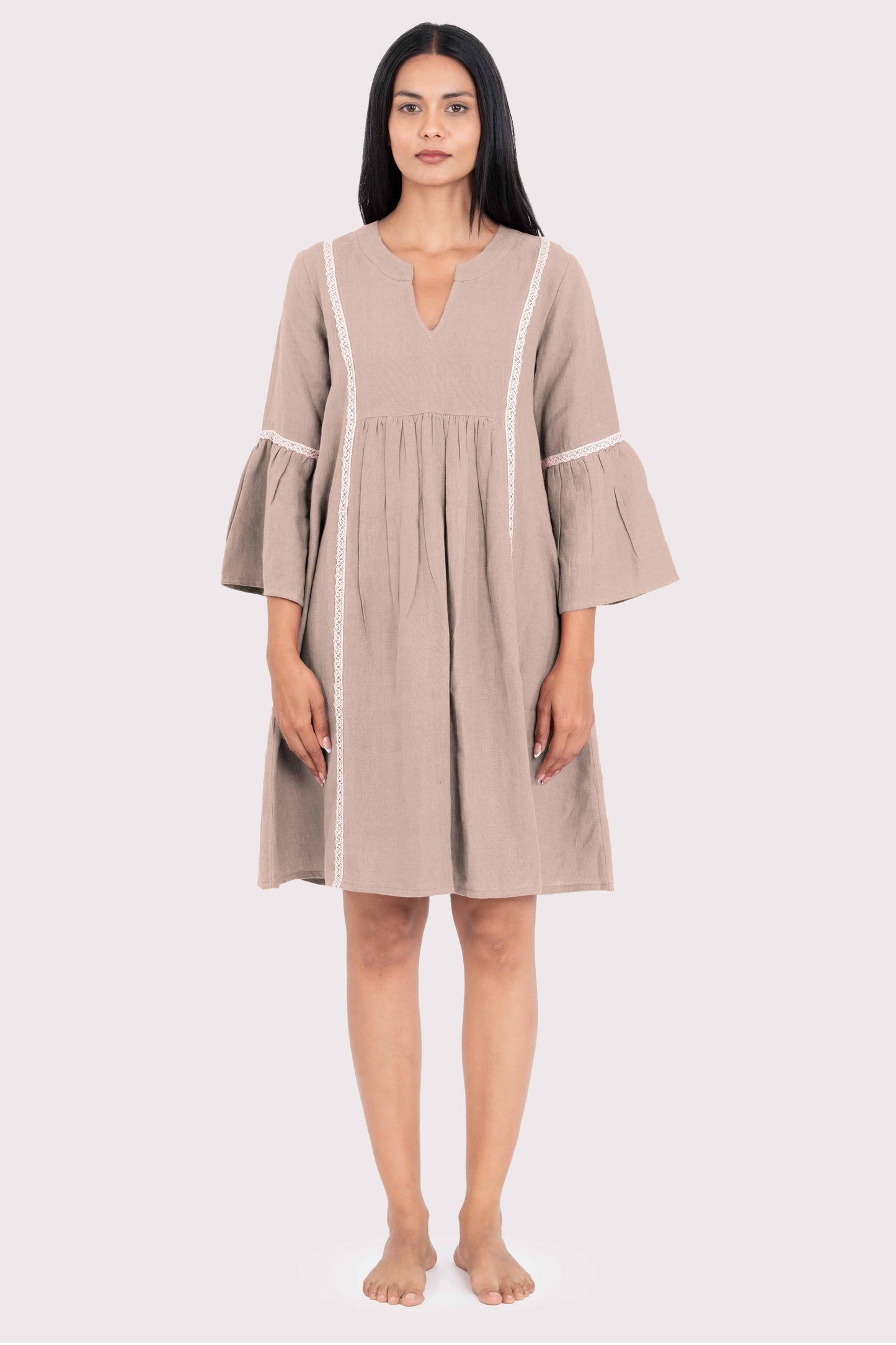 Linen Moana Midi Dress