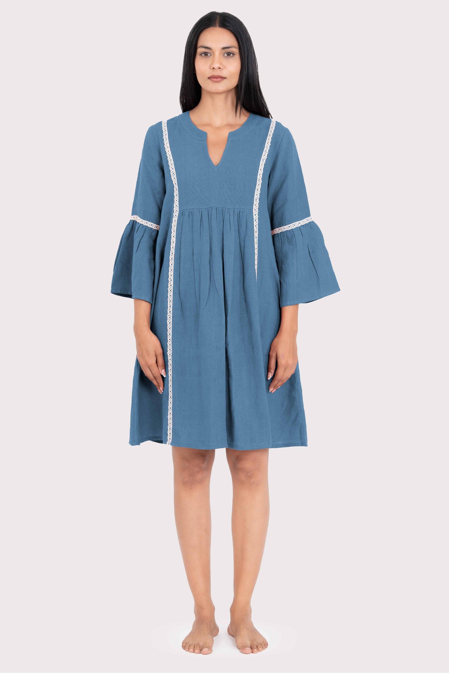 Linen Moana Midi Dress