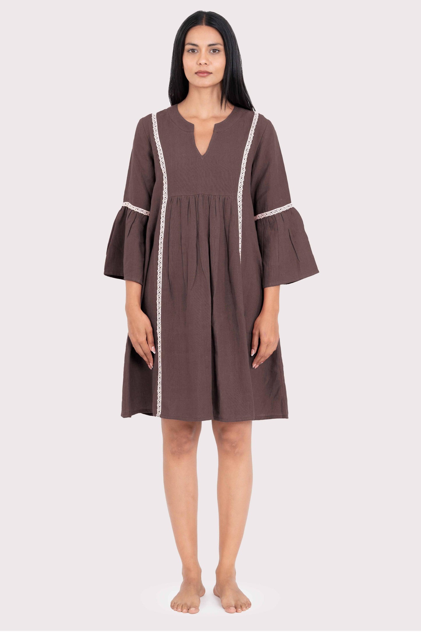 Linen Moana Midi Dress