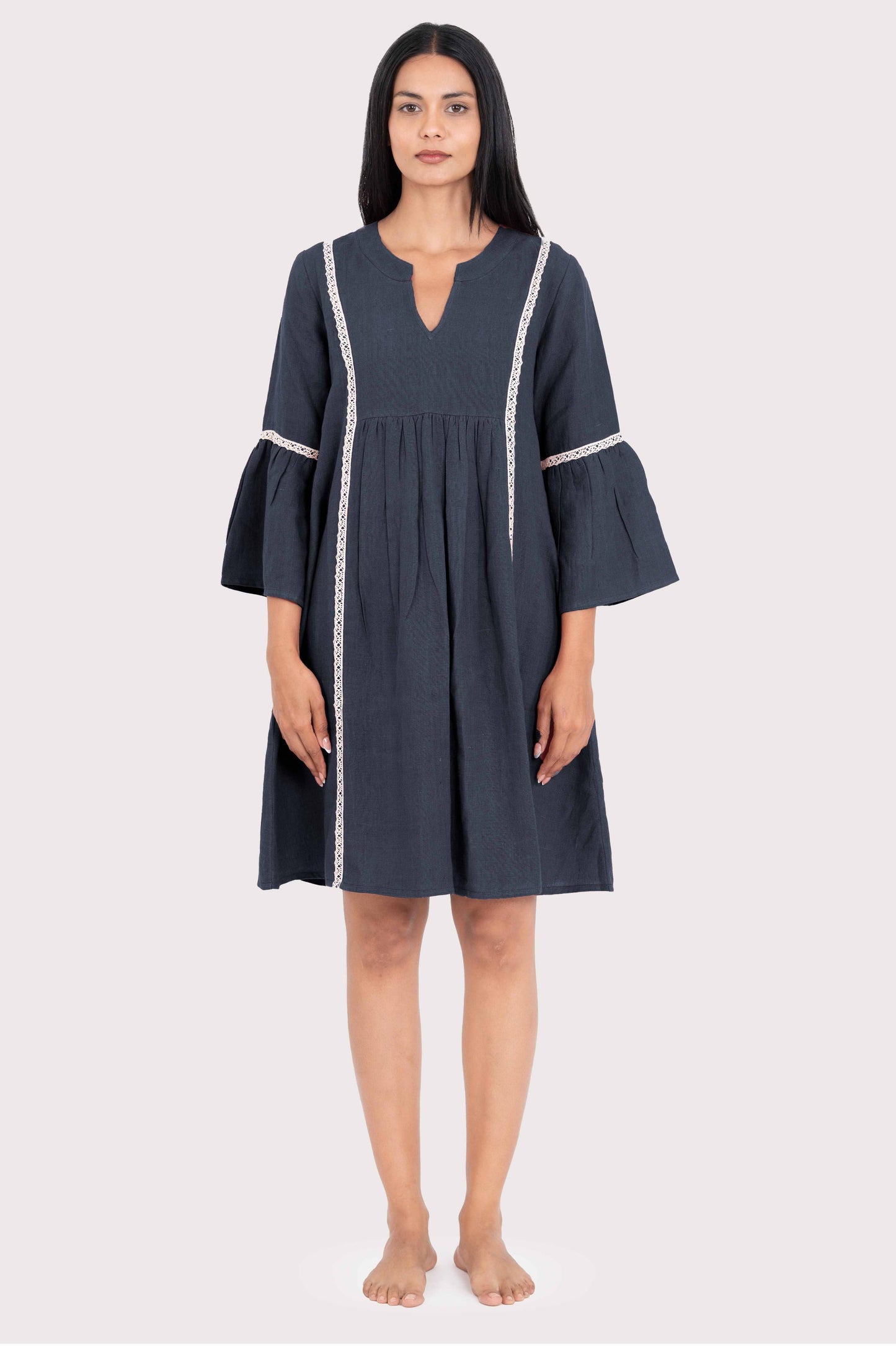 Linen Moana Midi Dress