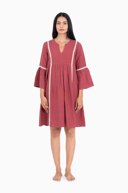 Linen Moana Midi Dress