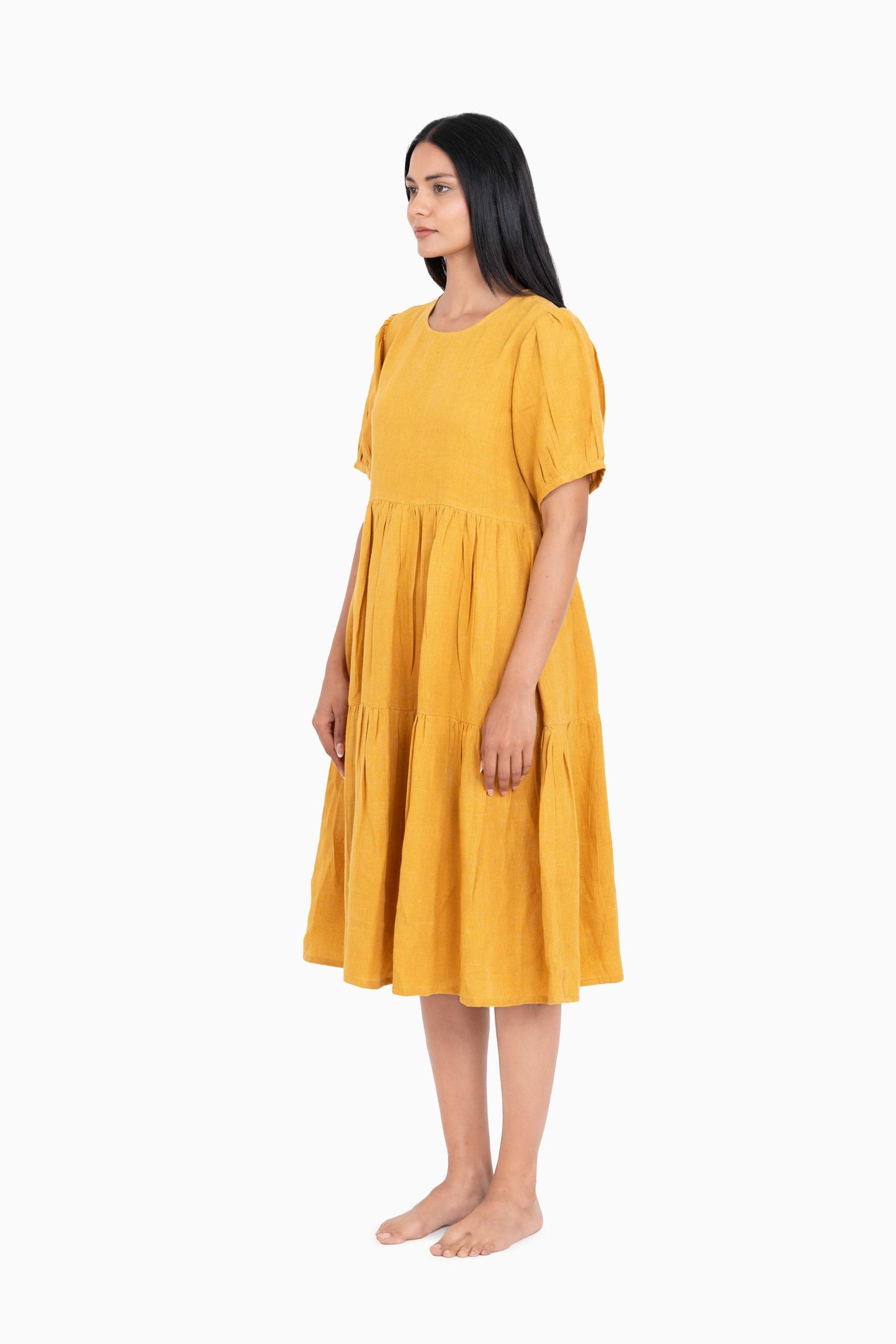 Linen Elvira Dress