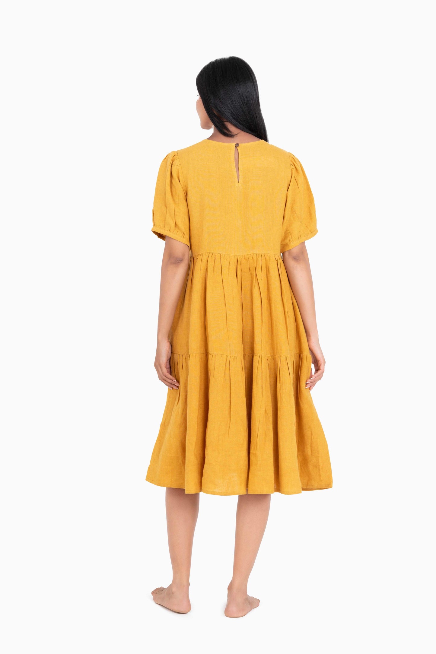 Linen Elvira Dress